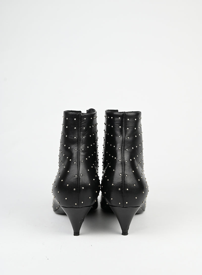 Saint Laurent Stivaletti in pelle nera - N. 37