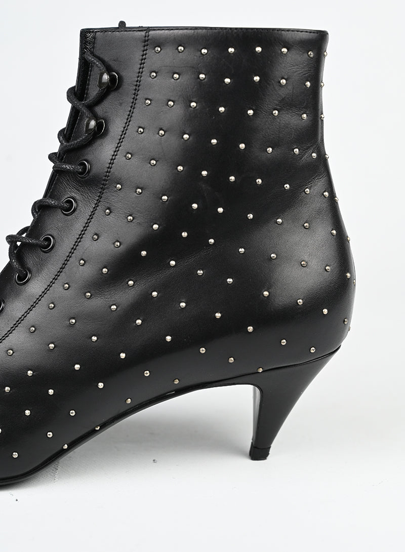 Saint Laurent Stivaletti in pelle nera - N. 37