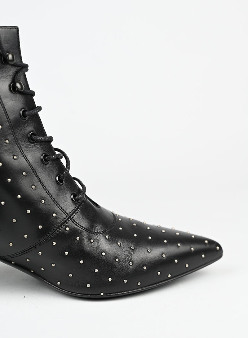 Saint Laurent Stivaletti in pelle nera - N. 37