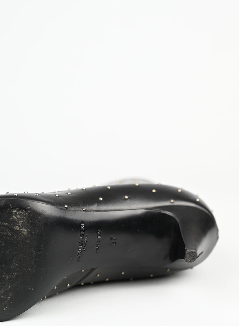 Saint Laurent Stivaletti in pelle nera - N. 37