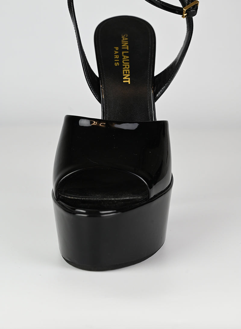 Saint Laurent Sandali con plateau neri - N. 37  ½