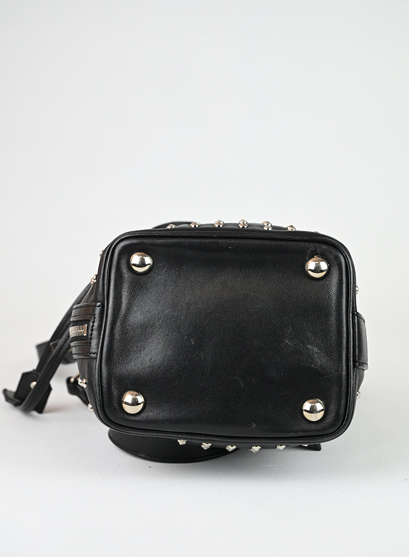 Saint Laurent Borsa a secchiello in pelle nera