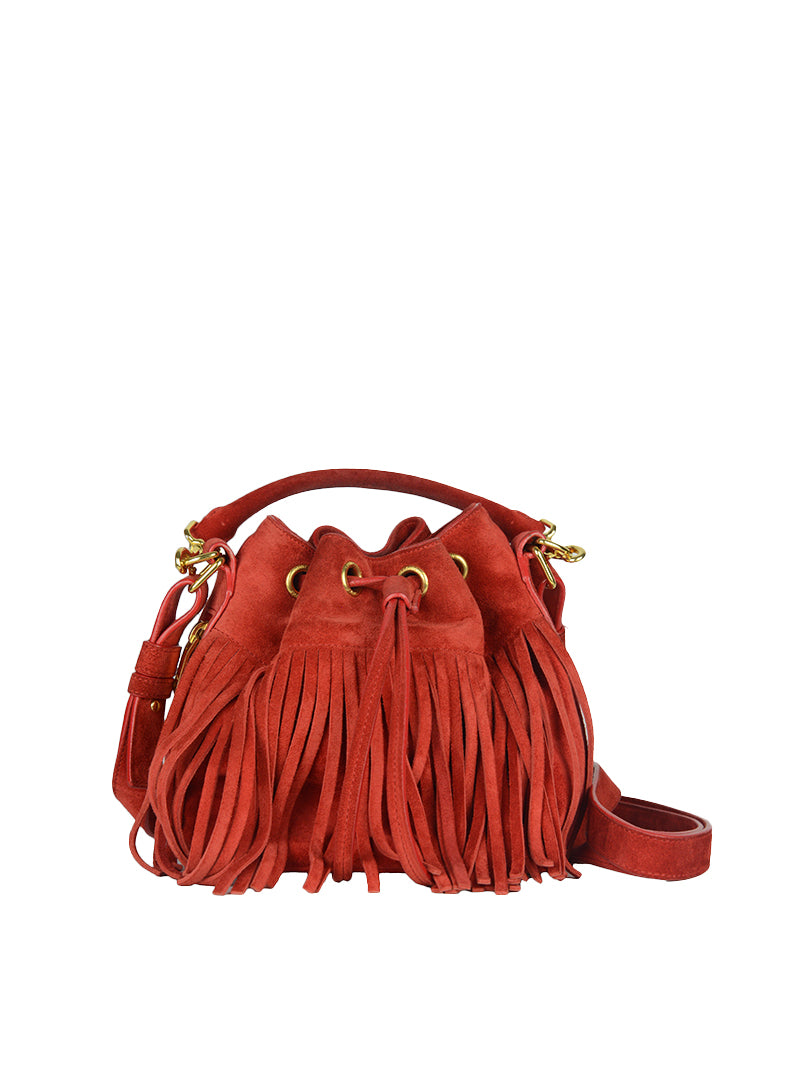 Saint Laurent Secchiello Emmanuelle rosso