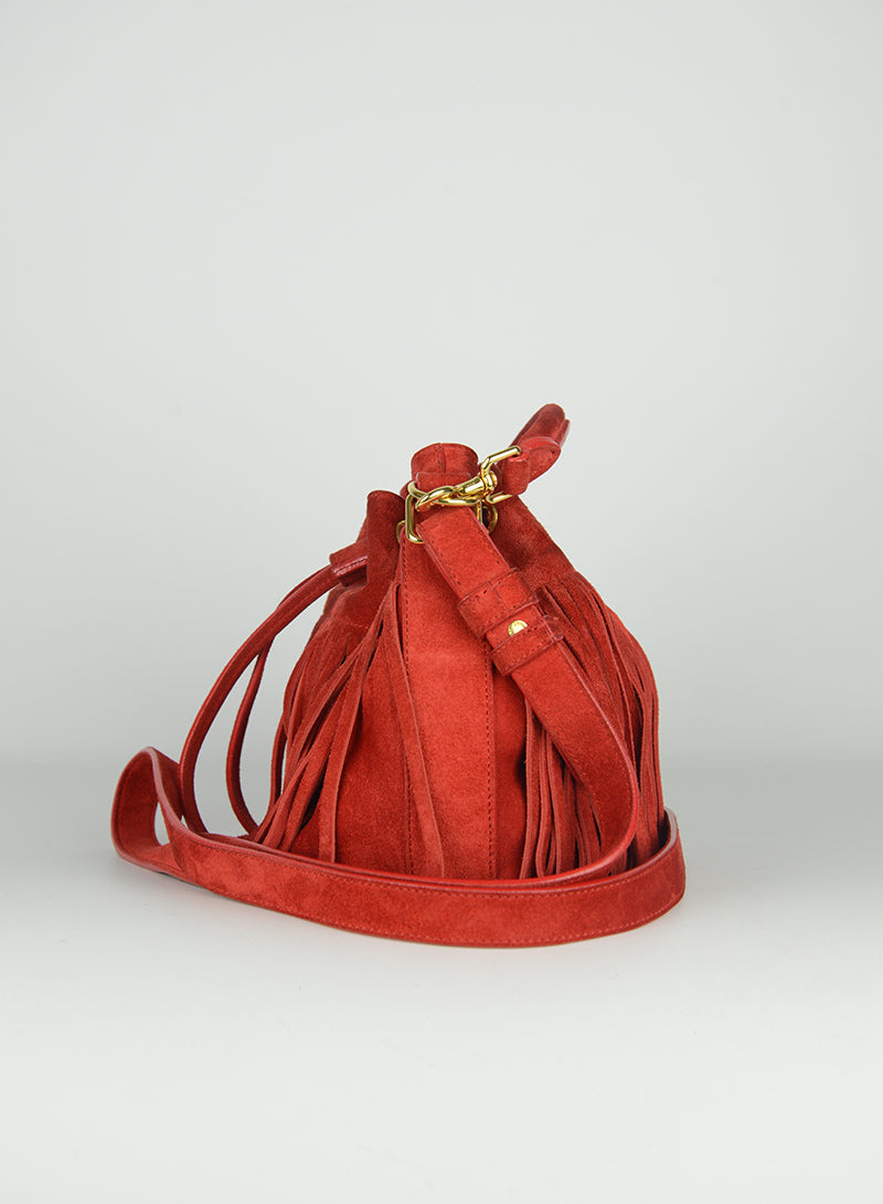 Saint Laurent Secchiello Emmanuelle rosso