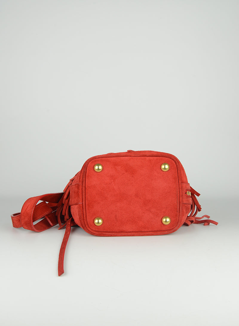 Saint Laurent Secchiello Emmanuelle rosso