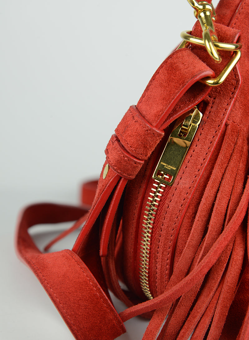 Saint Laurent Secchiello Emmanuelle rosso