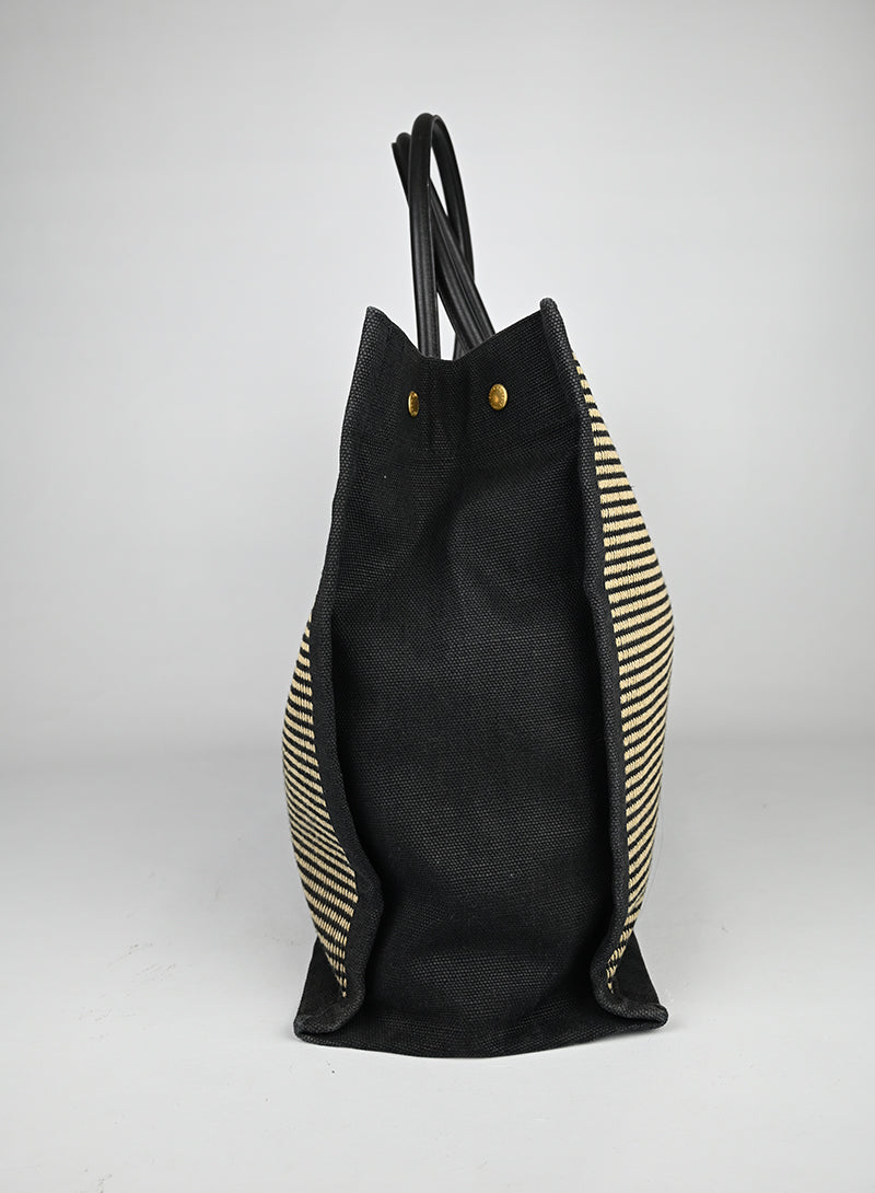 Saint Laurent Borsa Shopper Rive Gauche nera