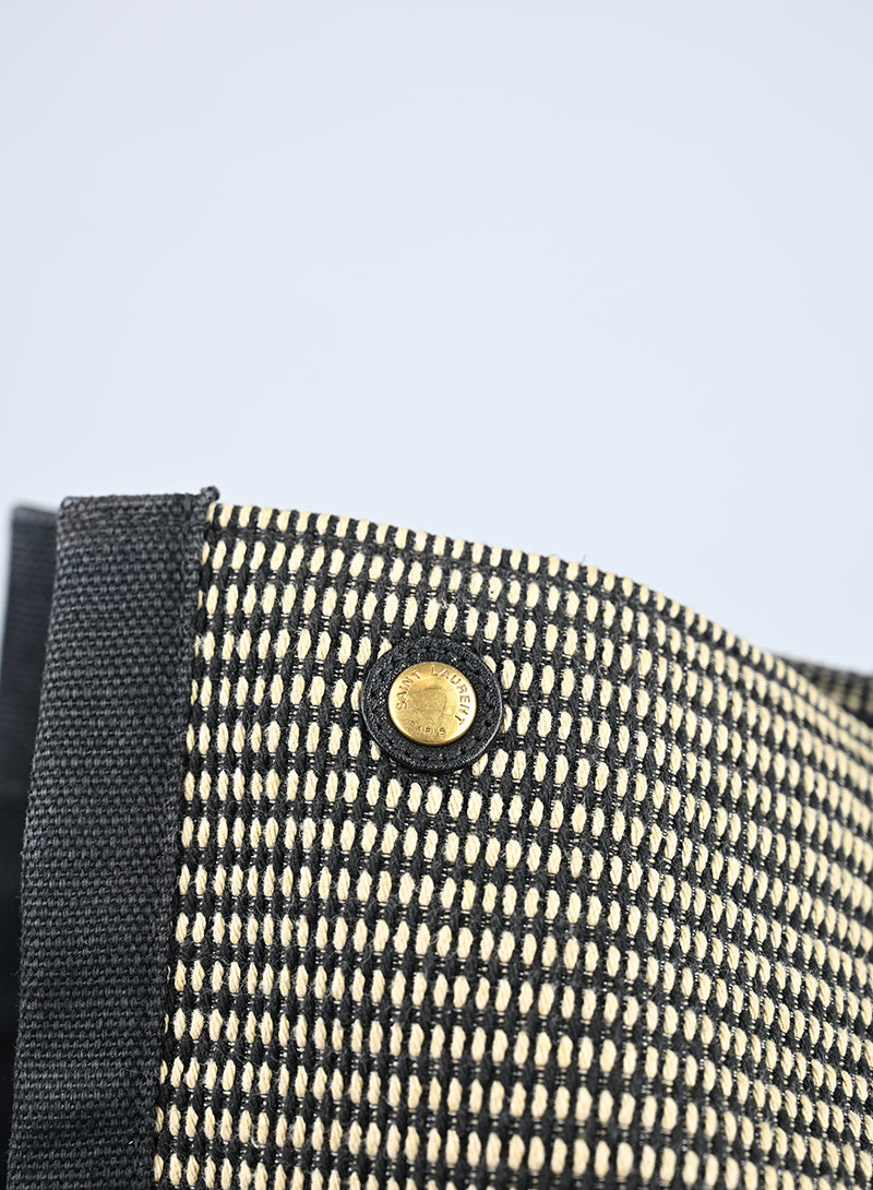 Saint Laurent Borsa Shopper Rive Gauche nera