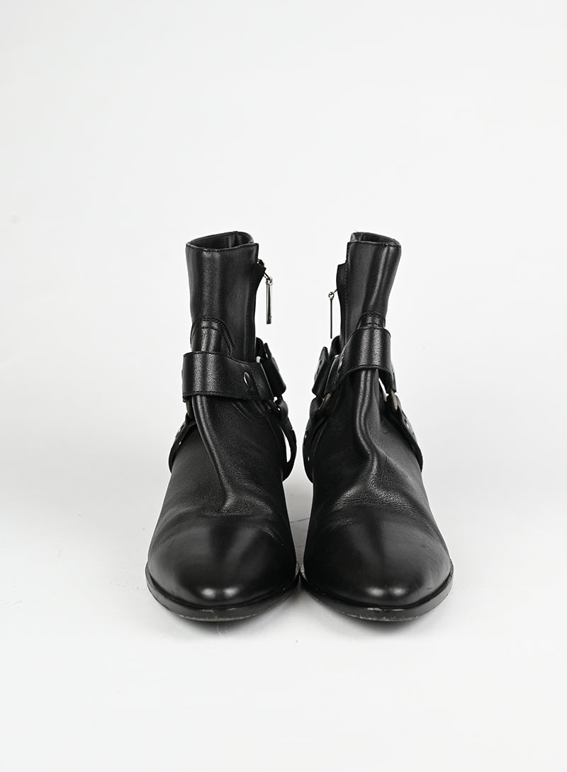 Saint Laurent Stivaletto Wyatt in pelle nera - N. 38
