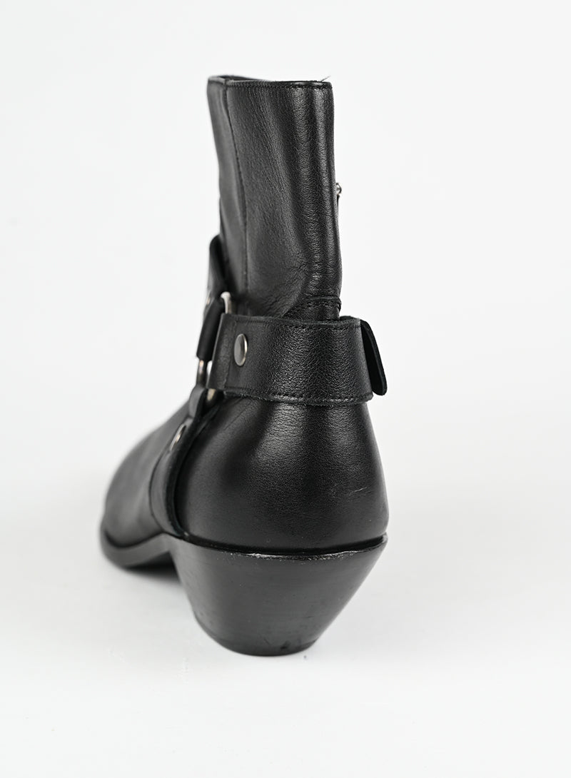 Saint Laurent Stivaletto Wyatt in pelle nera - N. 38