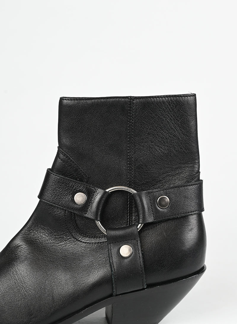 Saint Laurent Stivaletto Wyatt in pelle nera - N. 38