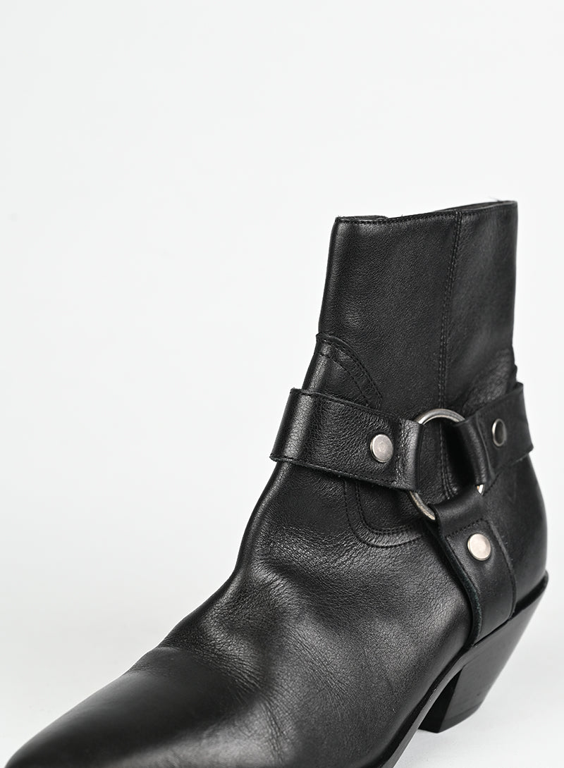 Saint Laurent Stivaletto Wyatt in pelle nera - N. 38