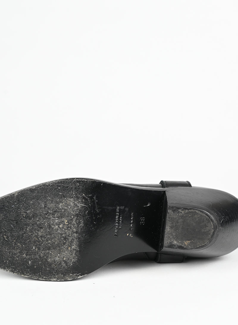 Saint Laurent Stivaletto Wyatt in pelle nera - N. 38