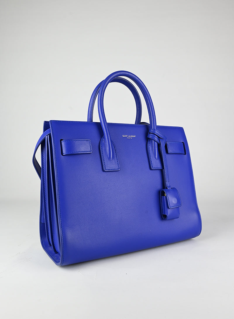 Saint Laurent Borsa Sac de Jour Baby blu