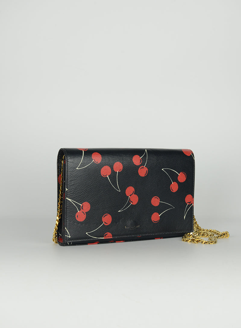 Saint Laurent Pochette con ciliegie