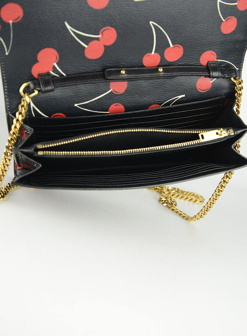 Saint Laurent Pochette con ciliegie