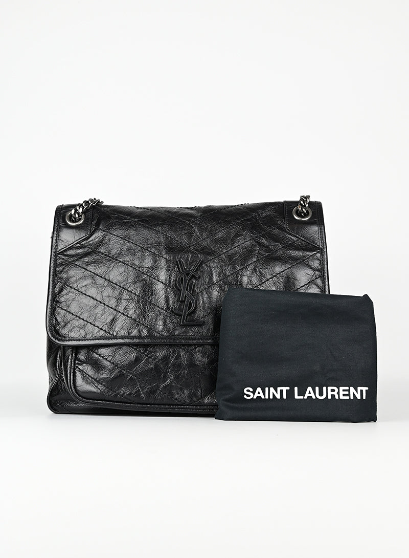 Saint Laurent Borsa Niki media nera