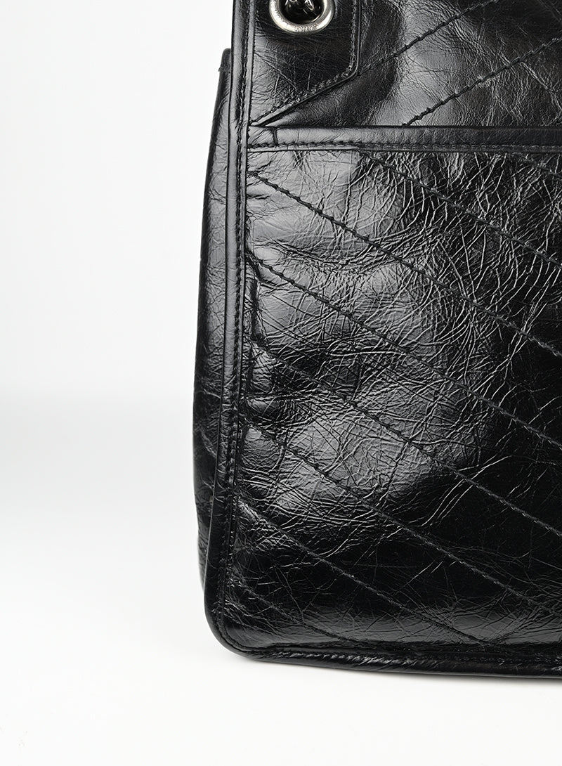 Saint Laurent Borsa Niki media nera