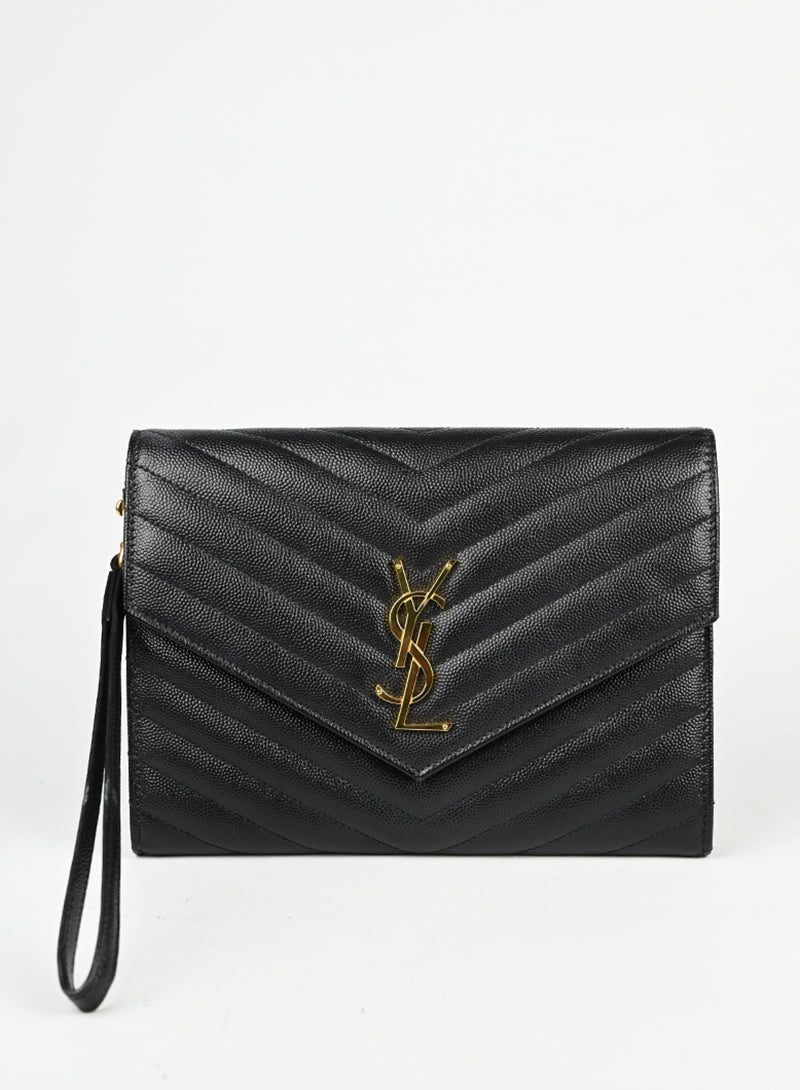 Saint Laurent Pochette Cassandre nera
