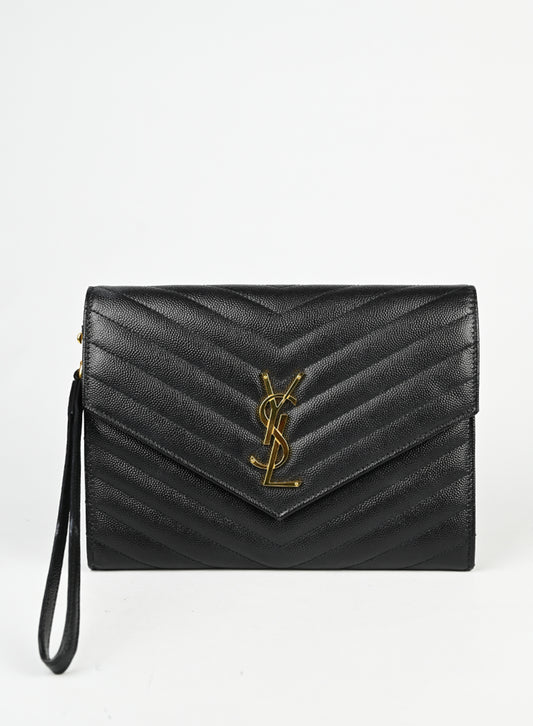 Saint Laurent Pochette Cassandre nera