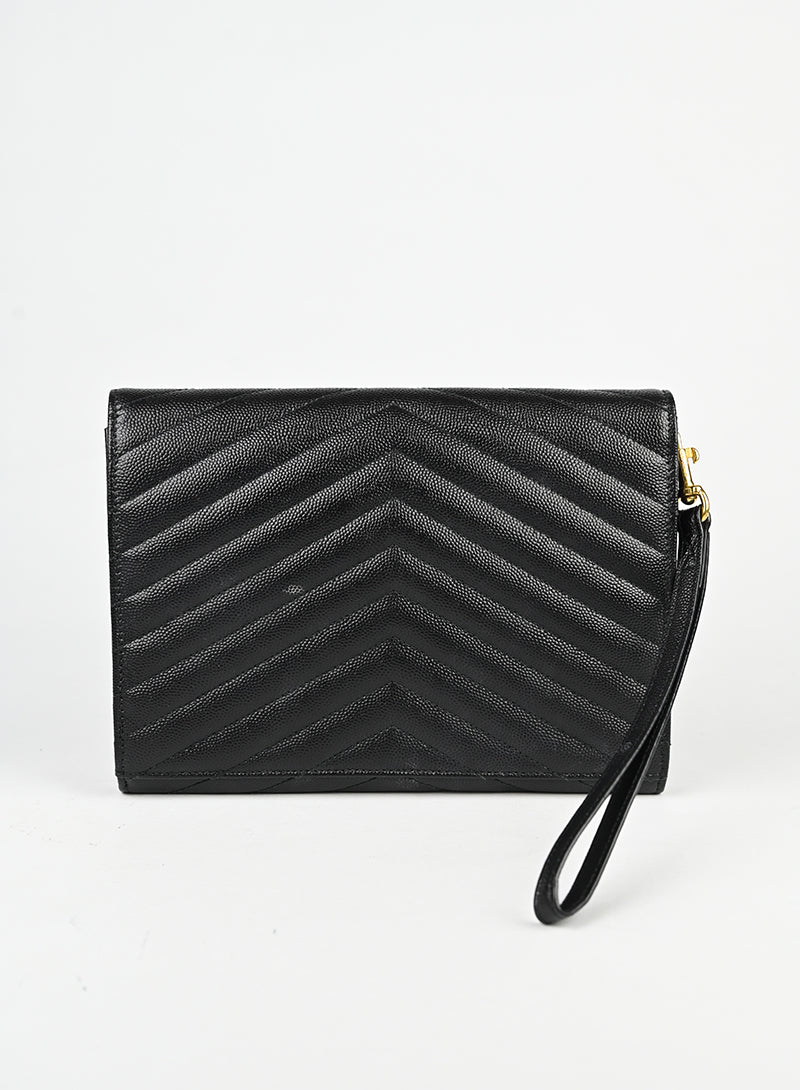 Saint Laurent Pochette Cassandre nera