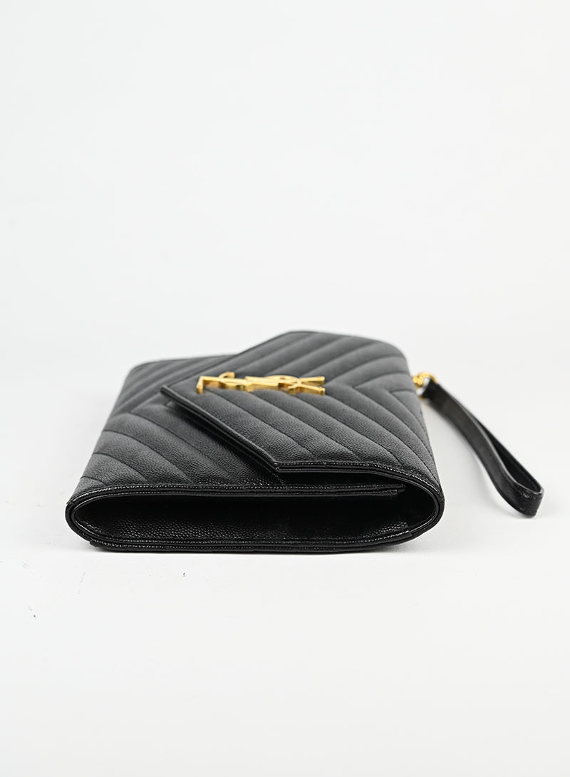 Saint Laurent Pochette Cassandre nera