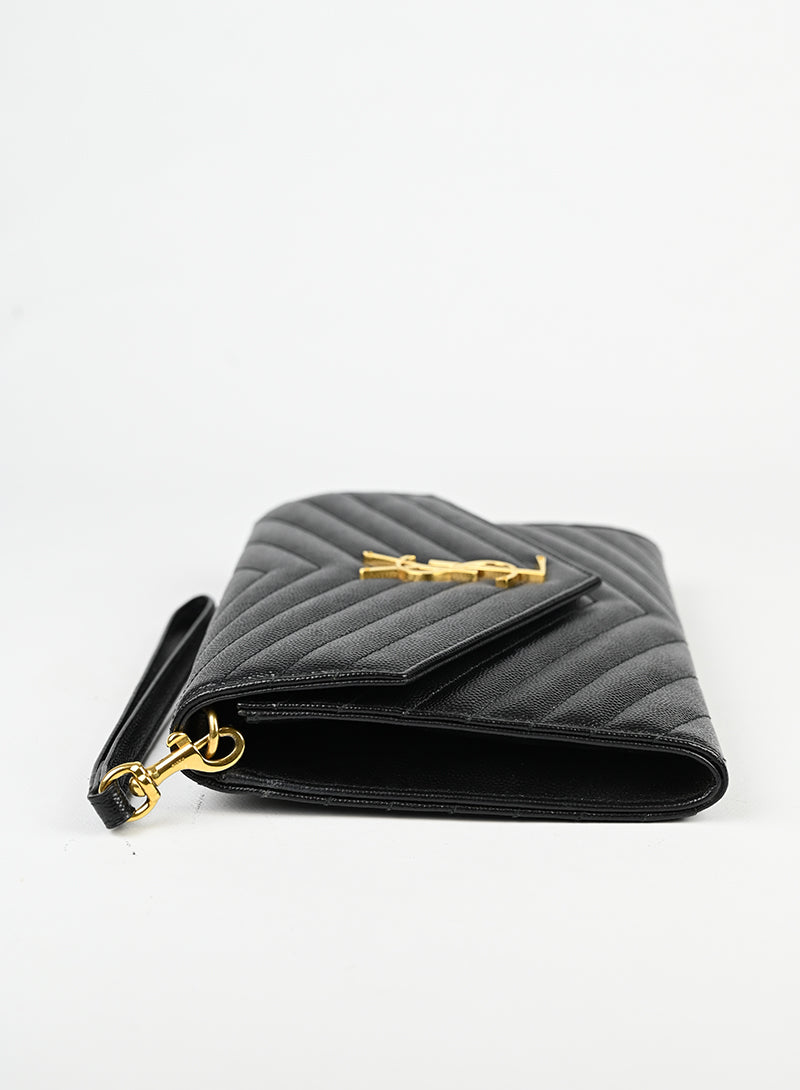 Saint Laurent Pochette Cassandre nera