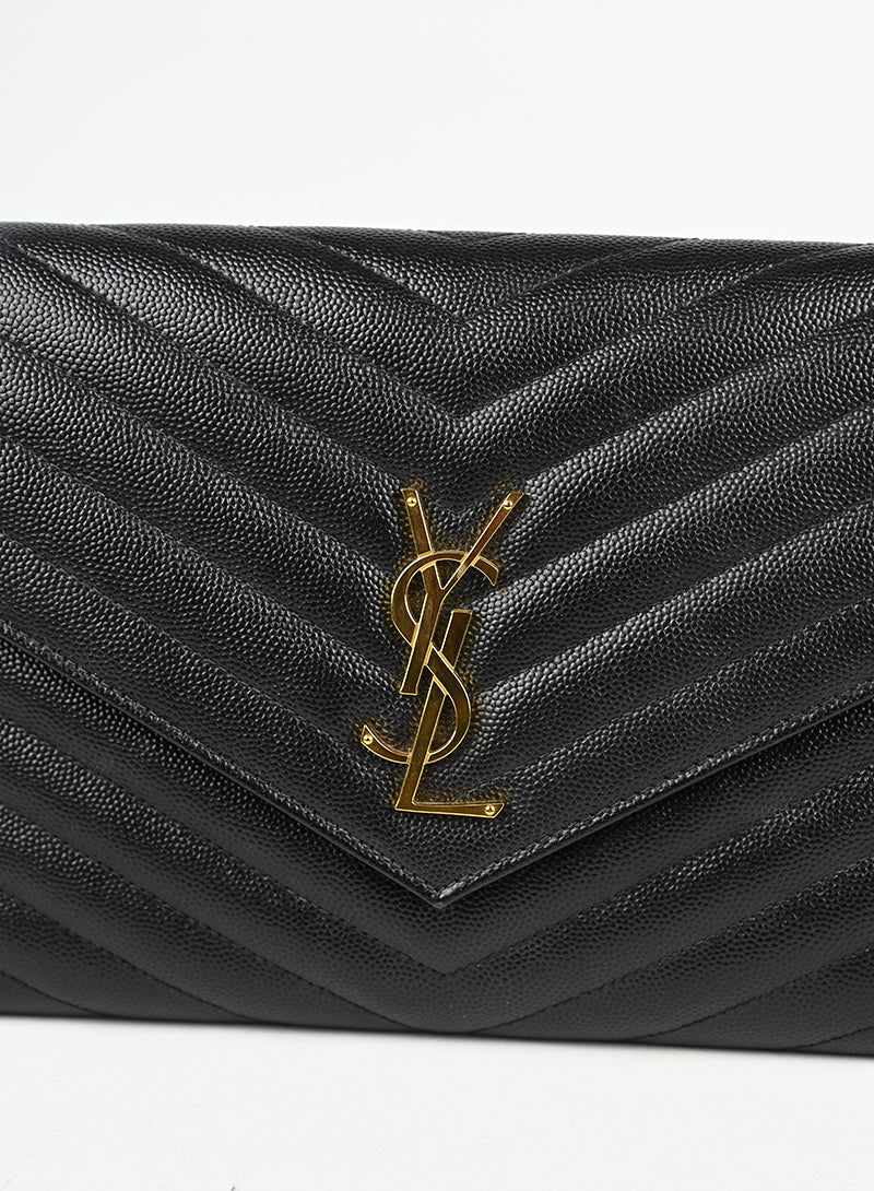 Saint Laurent Pochette Cassandre nera