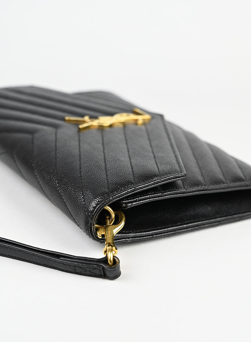 Saint Laurent Pochette Cassandre nera