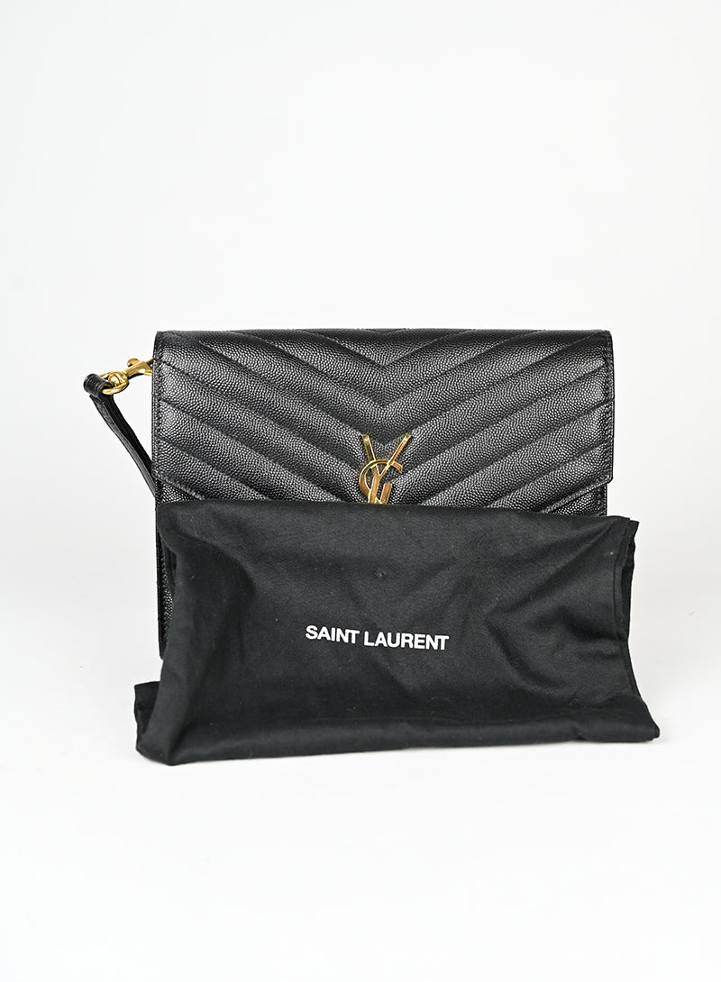 Saint Laurent Pochette Cassandre nera