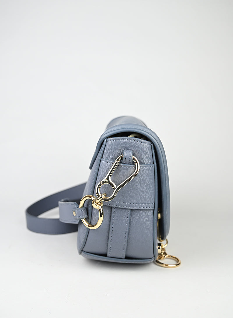 See by Chloè Borsa Mara in pelle azzurra
