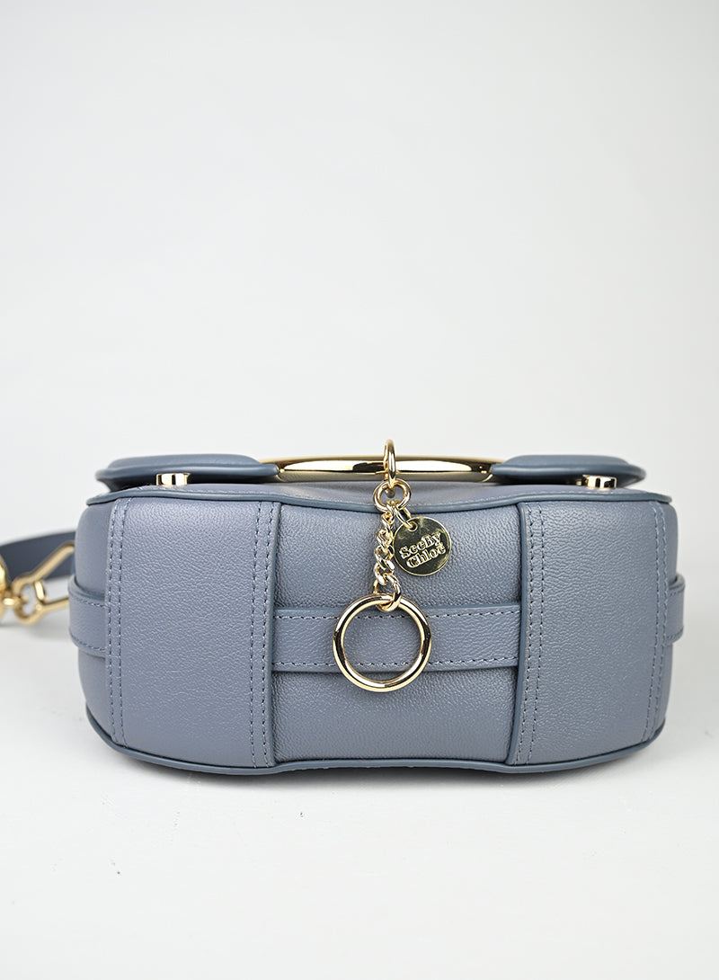See by Chloè Borsa Mara in pelle azzurra