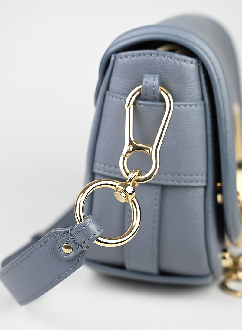 See by Chloè Borsa Mara in pelle azzurra
