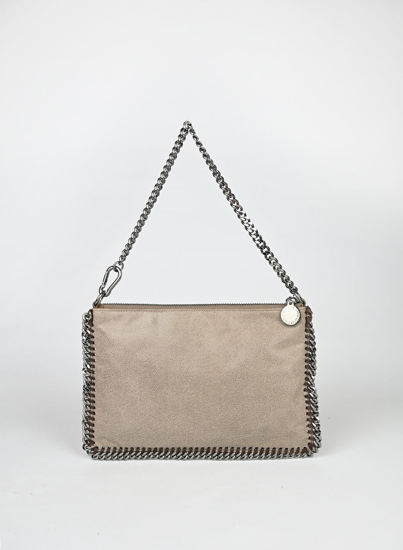 Stella Mc Cartney Pochette Falabella grigia