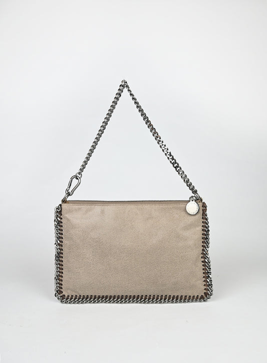 Stella Mc Cartney Pochette Falabella grigia