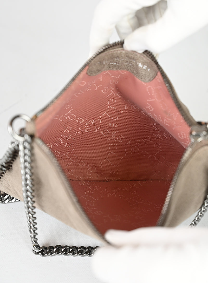 Stella Mc Cartney Pochette Falabella grigia