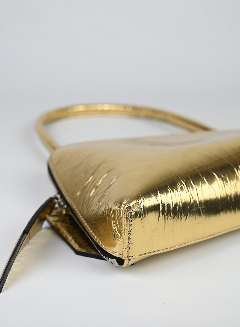 The Attico Borsa Sunrise in pelle oro