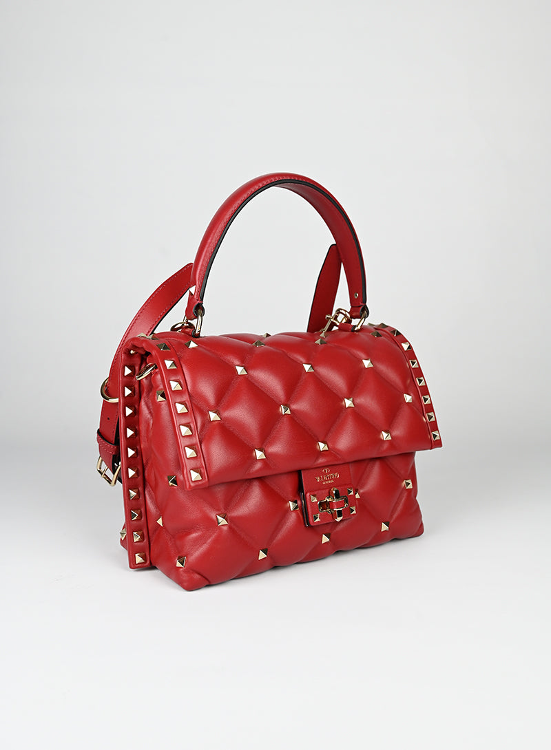 Valentino Borsa Candy in pelle rossa