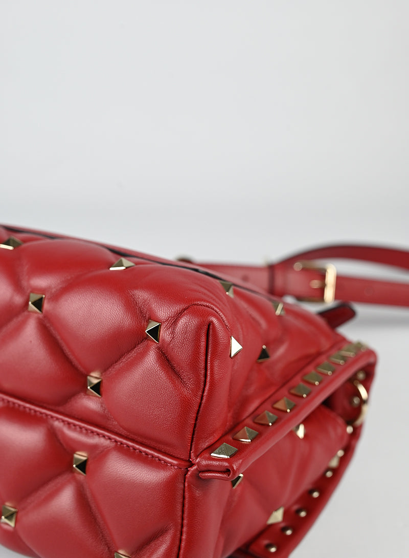 Valentino Borsa Candy in pelle rossa