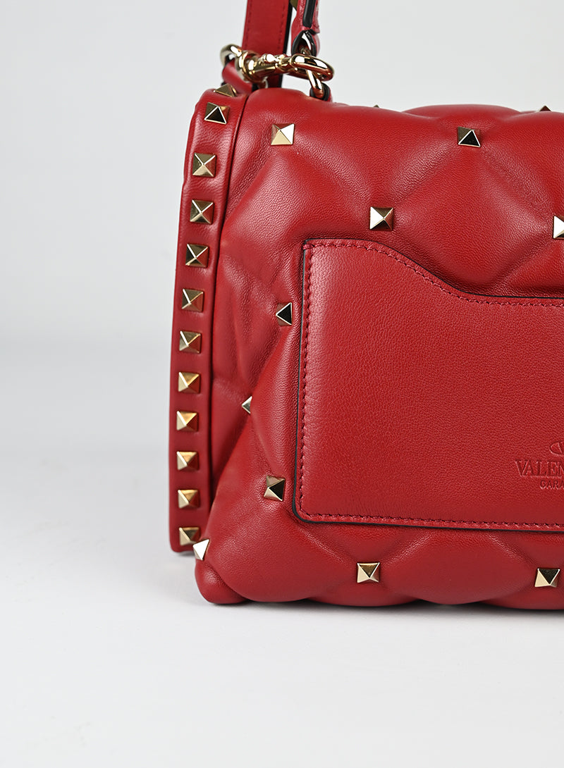 Valentino Borsa Candy in pelle rossa