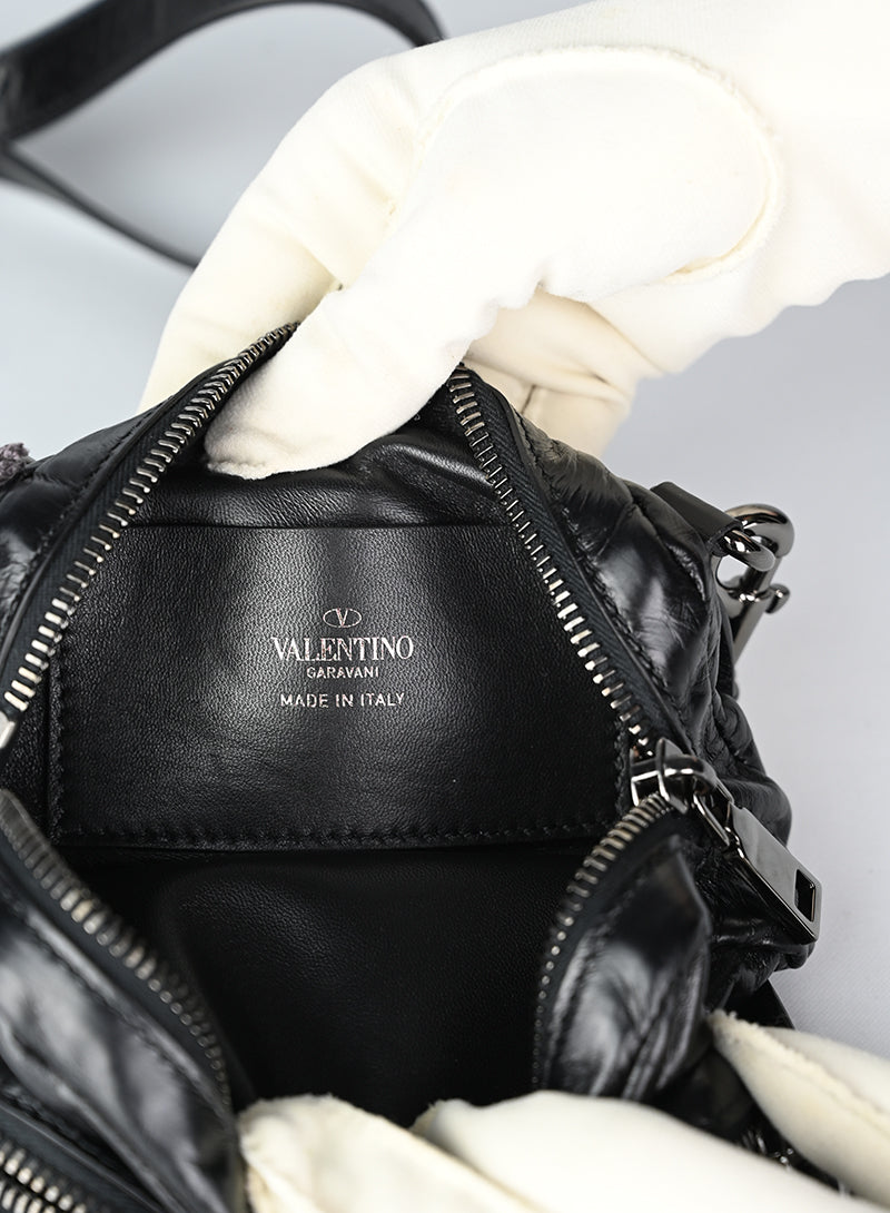 Valentino Borsa a tracolla nera VLTN