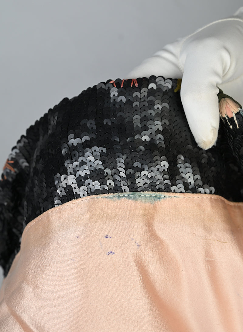 Valentino Borsa a Spalla Paillettes Nere
