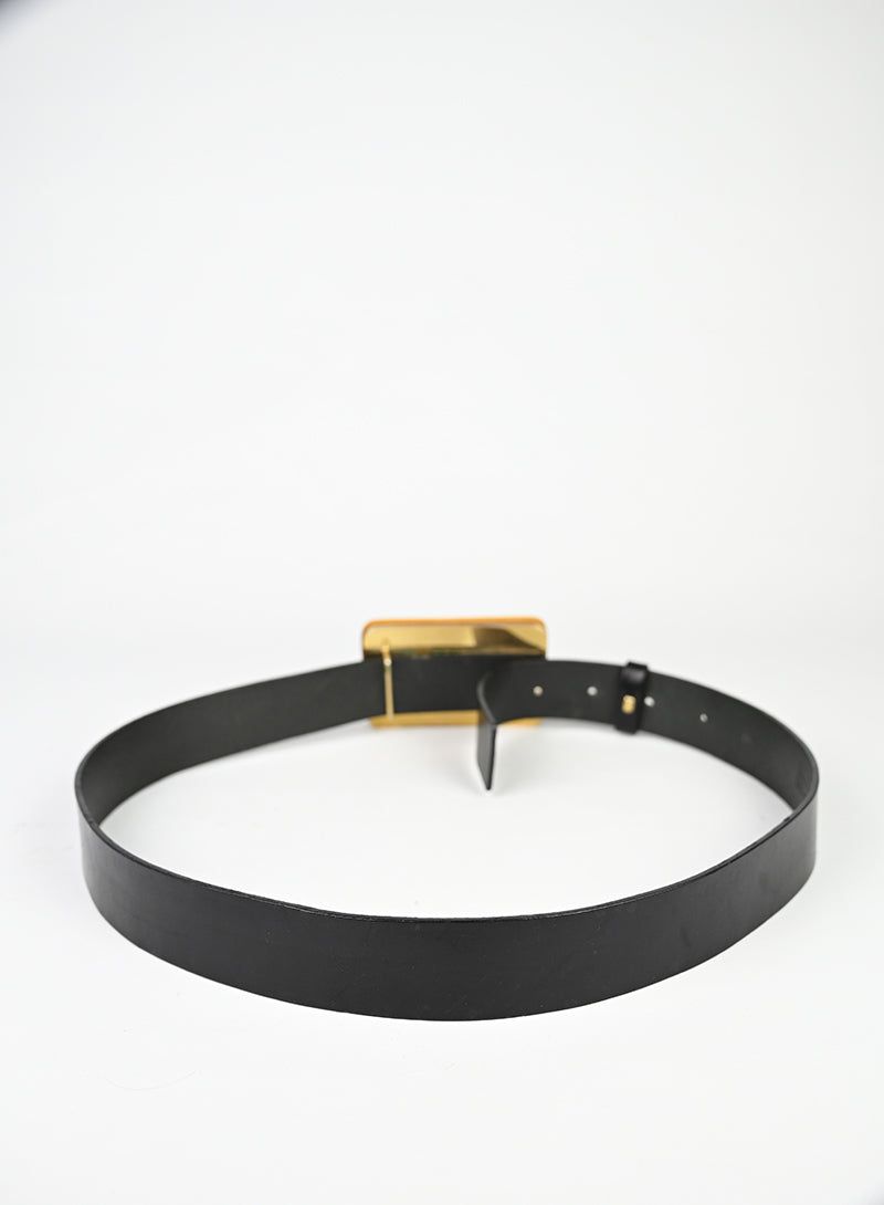 Valentino Cintura in pelle nera