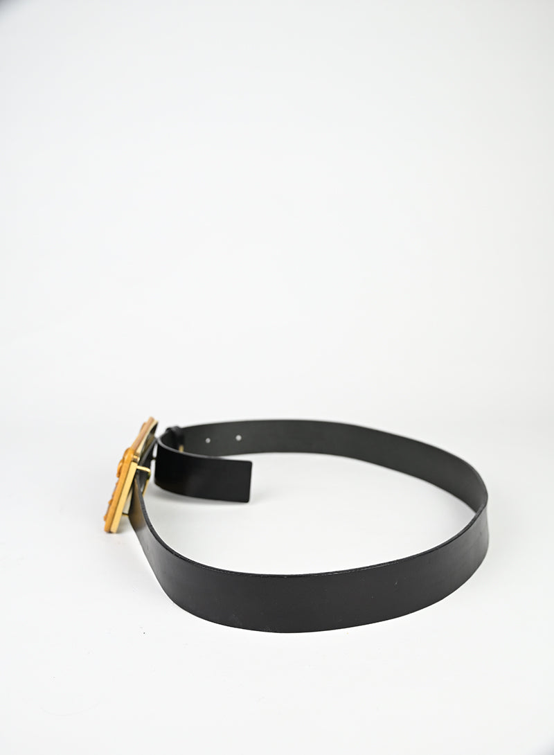 Valentino Cintura in pelle nera