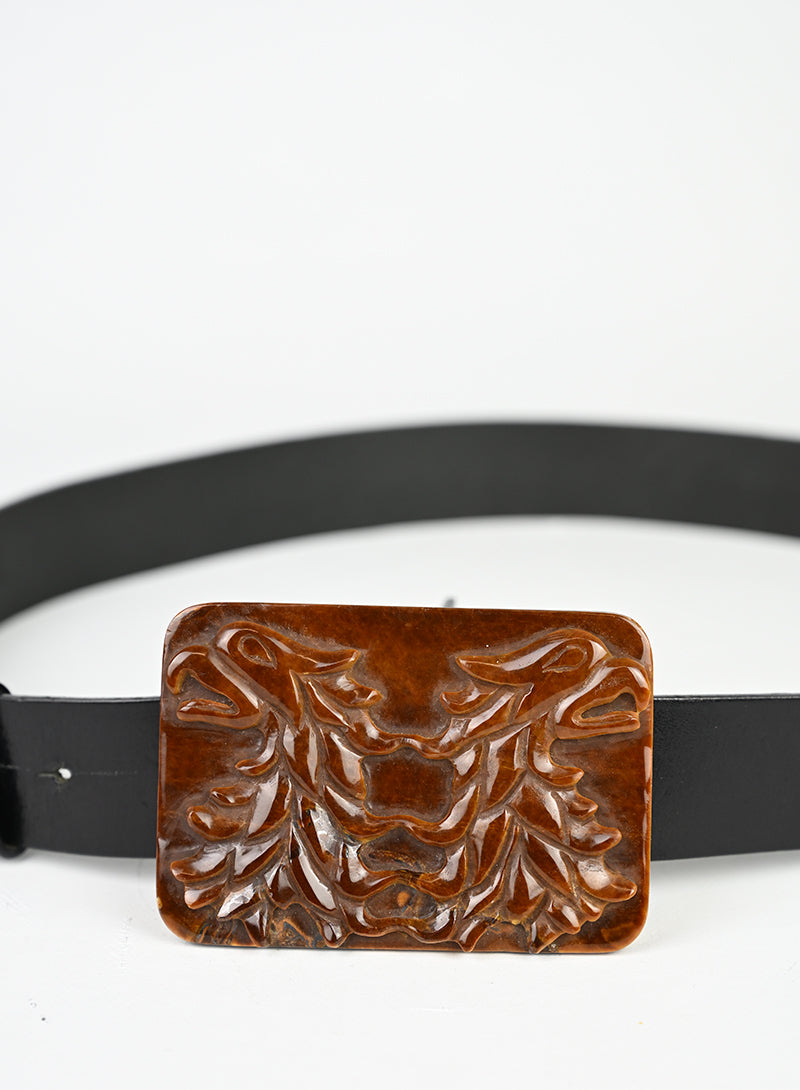 Valentino Cintura in pelle nera