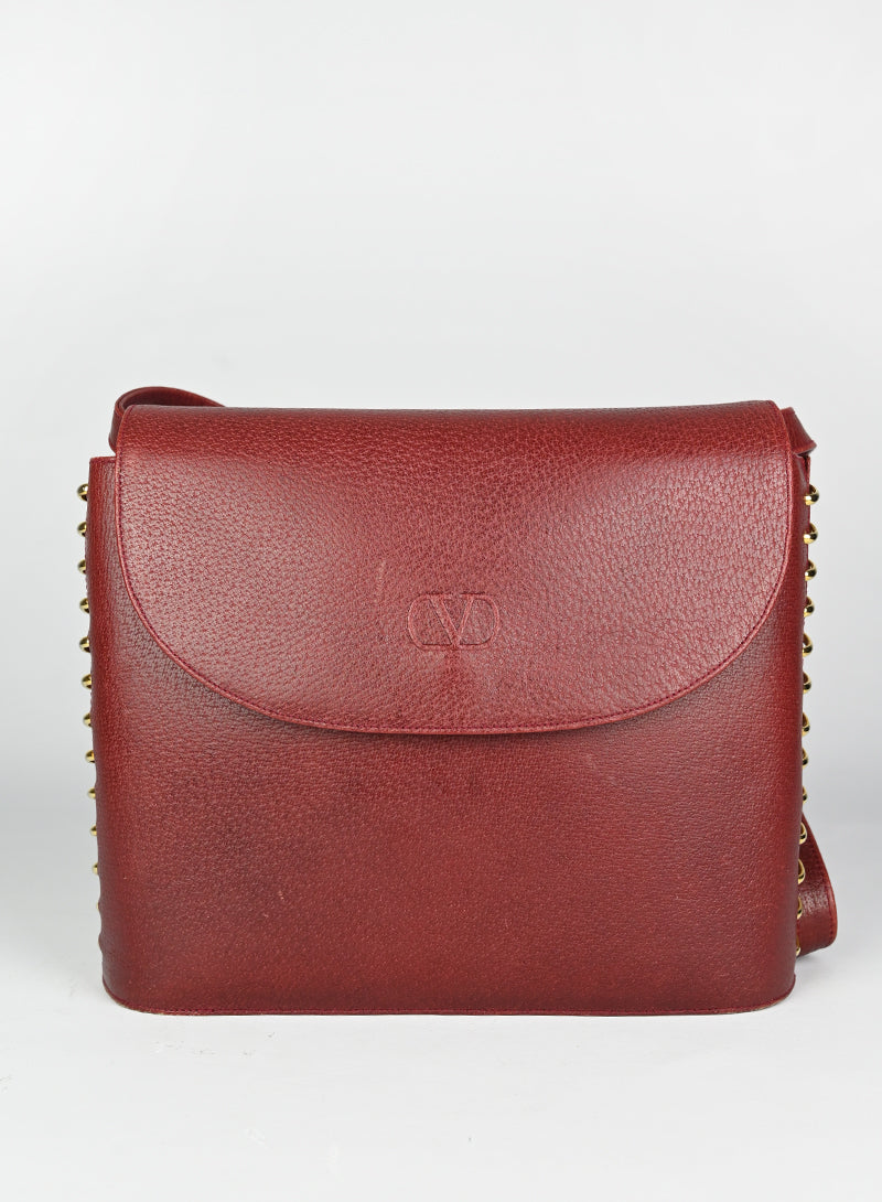 Valentino Borsa in pelle bordeaux