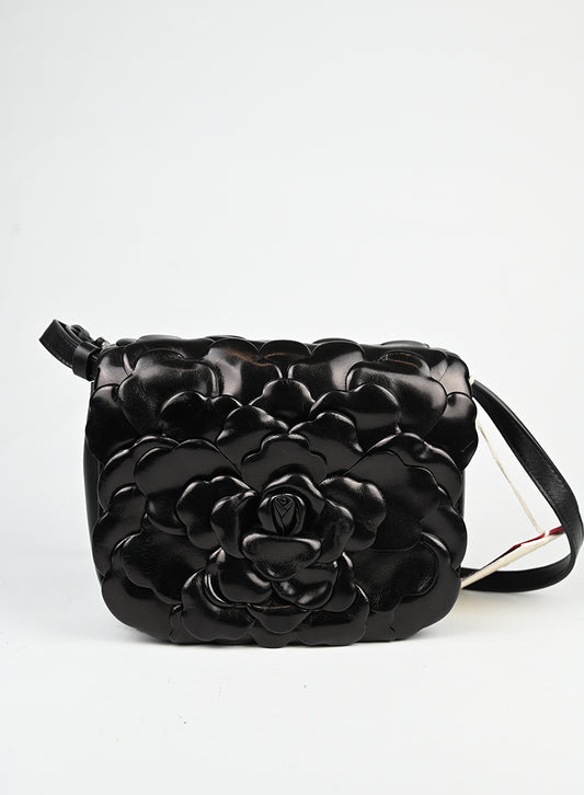 Valentino Borsa Rose Edition 03 in pelle nera