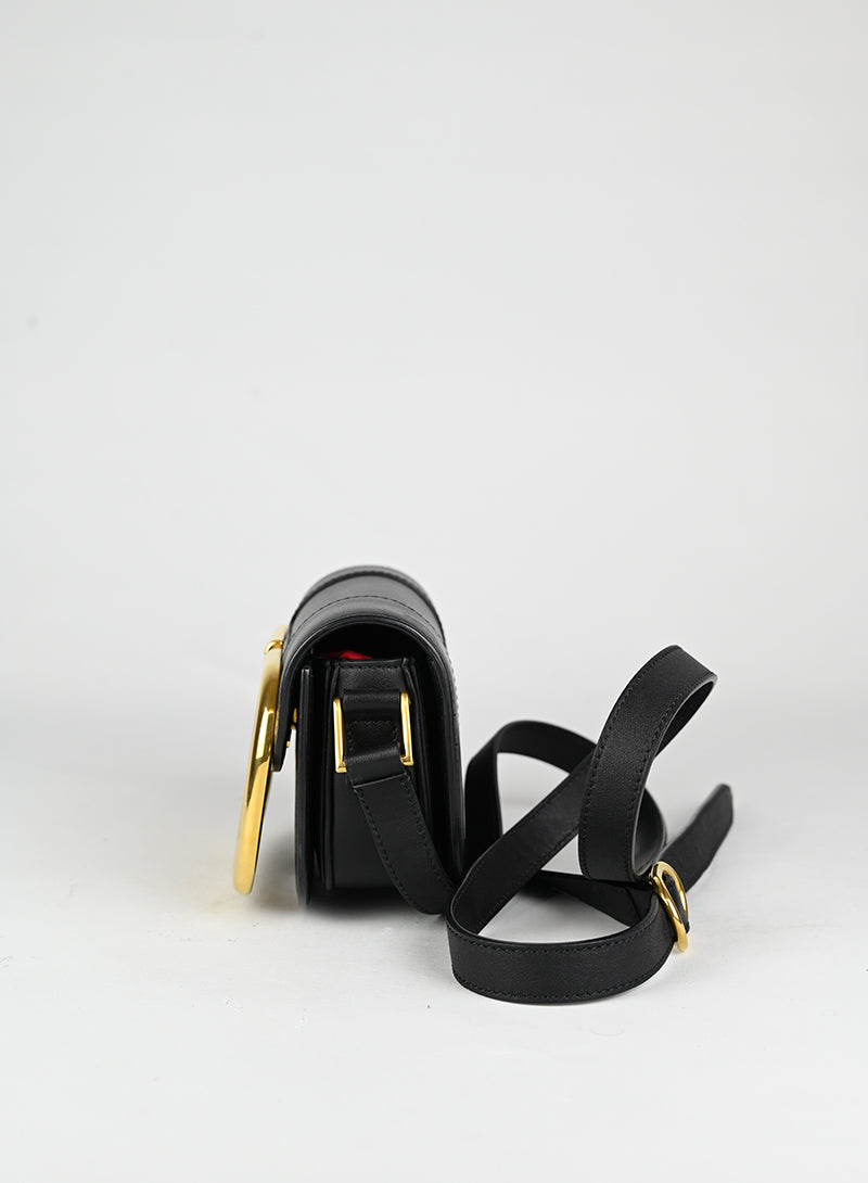 Valentino Borsa Supervee in pelle nera