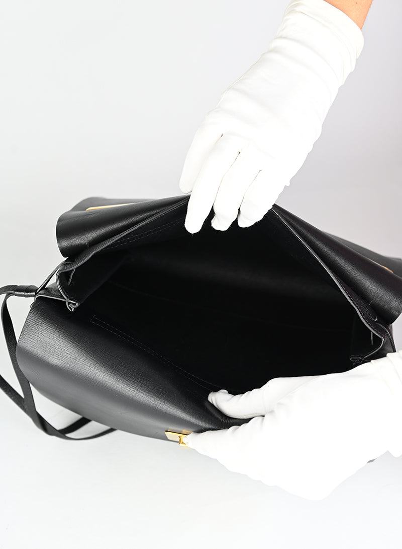 Valentino Borsa Supervee in pelle nera