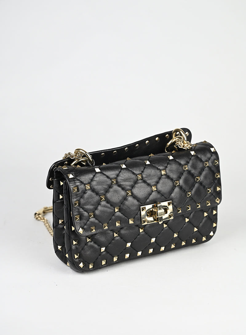 Valentino Spike Bag Pelle Nera